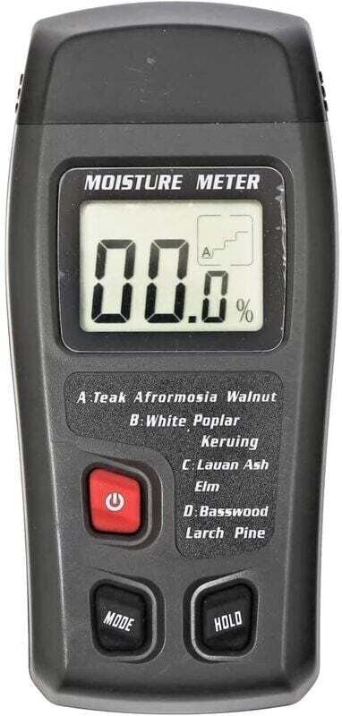 Misuratore di umidità del legno, misuratore di umidità digitale, misuratore di umidità del legno portatile con sensore a...