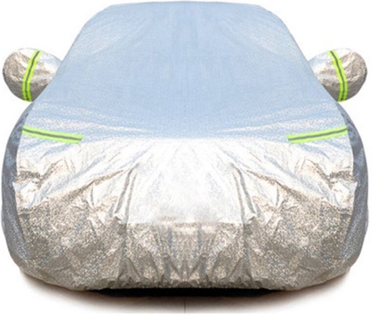 Autoabdeckung Outdoor SUV, Universelle wasserdichte Autoabdeckung Anti Hagel Anti UV mit Reißverschluss, 530 × 190 × 150...