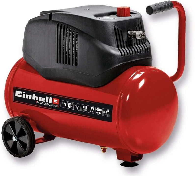 EINHELL Luft-Kompressor TC-AC OF 200/24/8, 230V, 1200 W