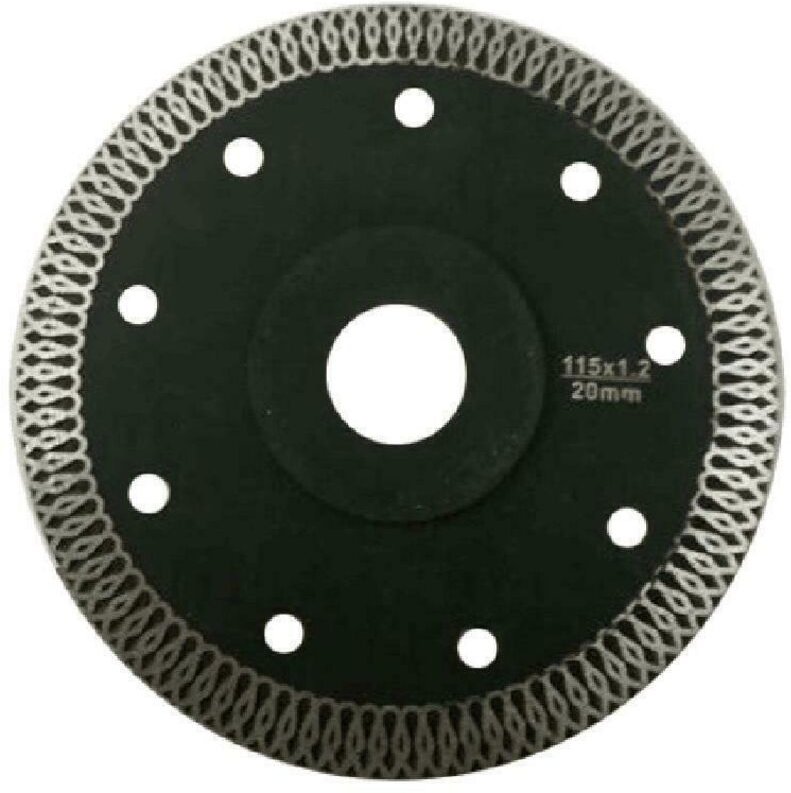 Diamantscheibe 115 mm, extra dünn 20 mm, professionelle Diamantklinge in Premiumqualität für Fliesen, Steingut, Marmor, ...