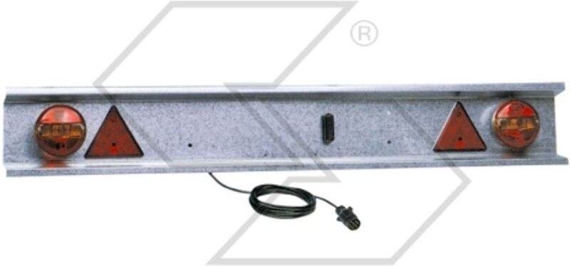 Hintere Stoßstange 1800 mm mit Bausatz und Kabelbaum NEWGARDENSTORE für Traktor