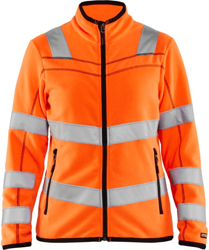 Arbeitsjacke aus Mikropolar mit hoher Sichtbarkeit für Damen 4966 - Neonorange M