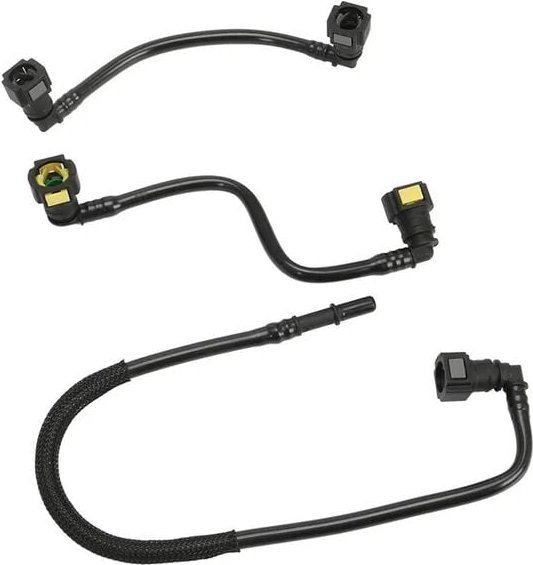 3-teiliger Reparatursatz für Mercedes W163 ML320 ML430 ML55 (1998–2005) Kraftstofffilter-Schläuche 1634702864 1634702964...