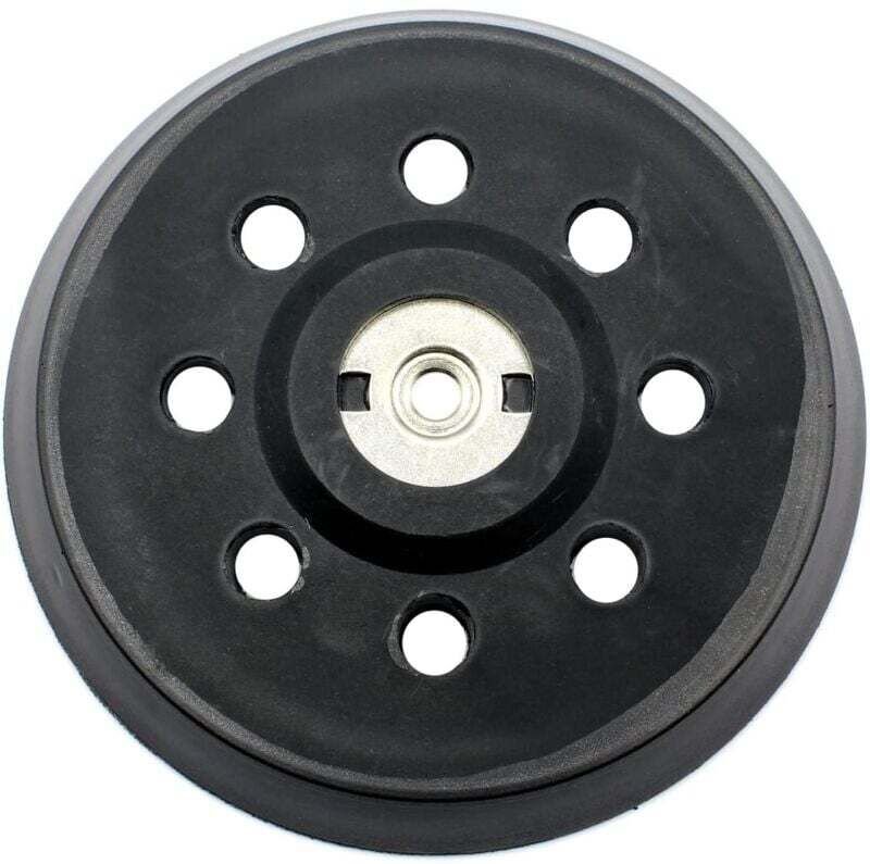 Plateau de Ponçage 125mm Noir pour Meuleuse D'angle Compatible Metabo SXE 325