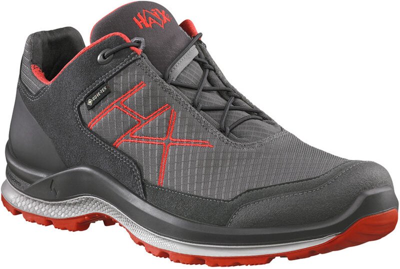 HAIX Schuh BLACK EAGLE GTX WS LOW, grau-orange, Gr. 11,5 (47)
