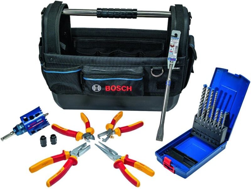 Bosch Elektriker Installations Kit + Werkzeugtasche GWT20