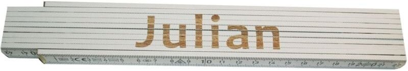 Zollstock Julian 2 m weiß Zollstock