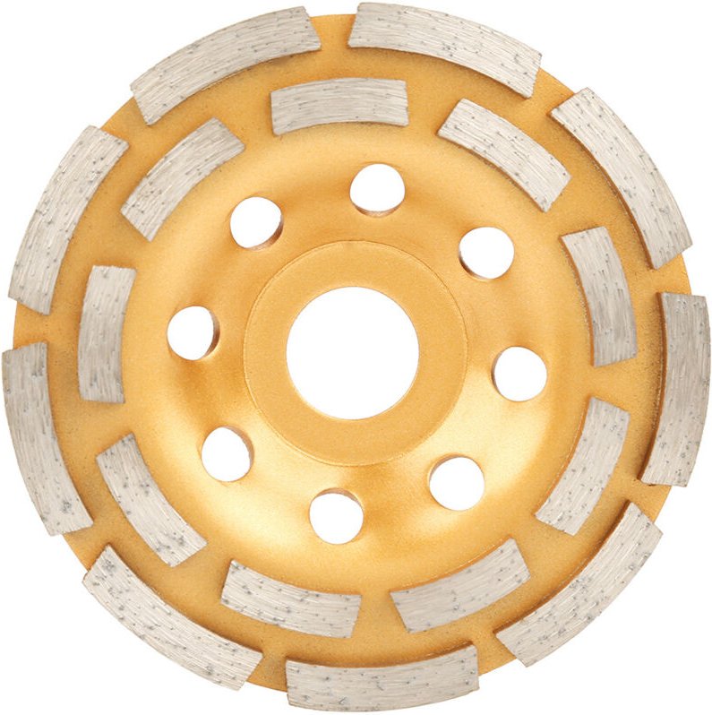 Diamantschleifscheibe, zweireihige Schleifscheibe 115/125/180 mm für Poliermaschinen, Winkelschleifer (115 mm)