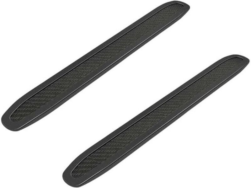 Auto-Stoßstangenschutz, 2-teilig, universeller, flexibler Auto-Stoßstangenschutzstreifen, Stoßstangenschutz aus Kohlefas...