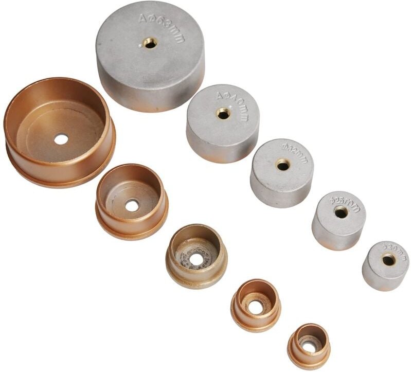 Lötgerät für 10 Stück, Heißlötgerät für PPR-Rohreinsätze, Rohrlötkopf für 63 mm/40 mm/32 mm/25 mm/20 mm Durchmesser