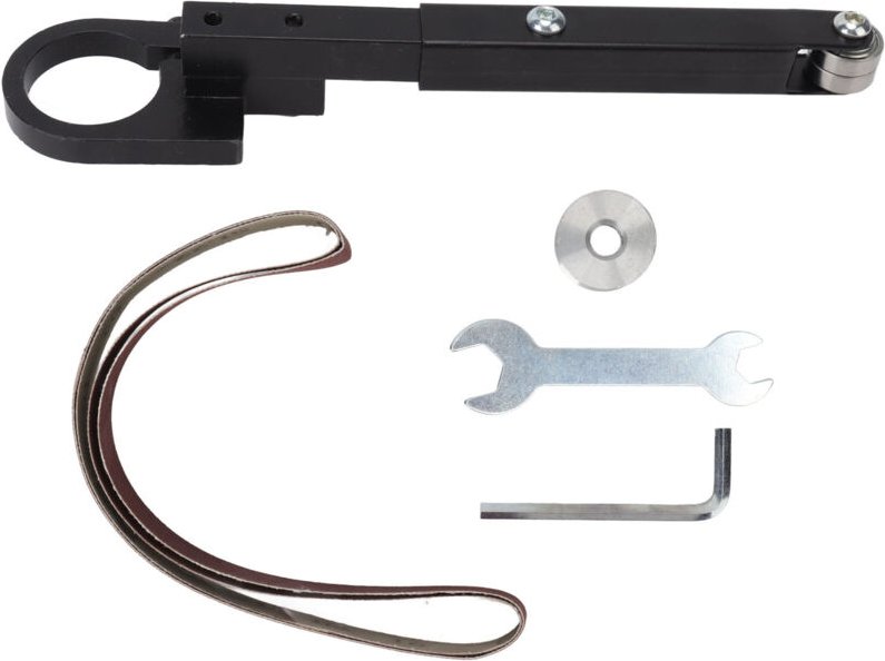 Eosnow Bandschleifer-Aufsatz, robuster Stahl, geräuscharm, hohe Stabilität, Sandband-Maschinenrohr für Messerlücken, Loc...