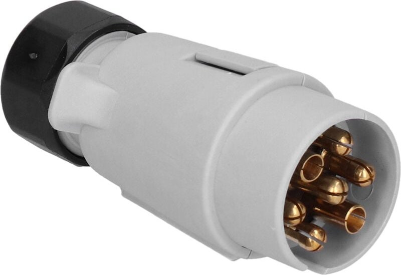 needlid Anhängerstecker, robuster europäischer Anhängerstecker mit 7 Löchern, hohe Festigkeit für gewerbliche Wohnmobile...