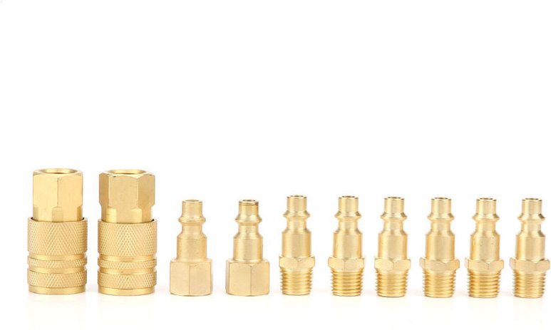 10 1/4"-NPT-Zubehörschläuche für Luftkompressoren, Schnellkupplungswerkzeug