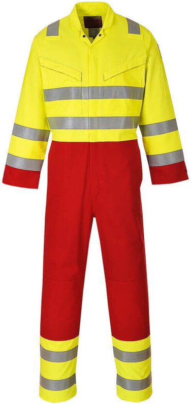 Arbeitsanzug Bizflame Services Farbe: Gelb Größe XL - Portwest