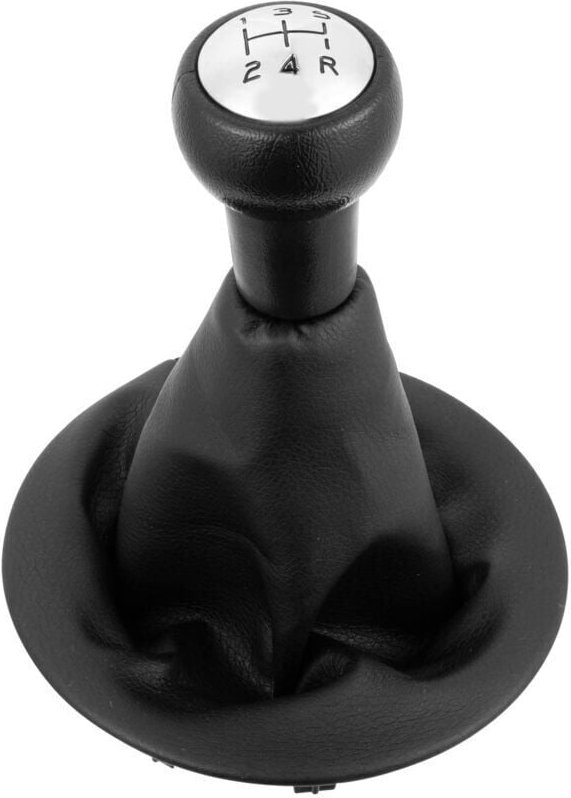 KZQ - Schaltknauf mit Gamasche, kompatibel mit Peugeot Partner 2008–2022, Citroen Berlingo