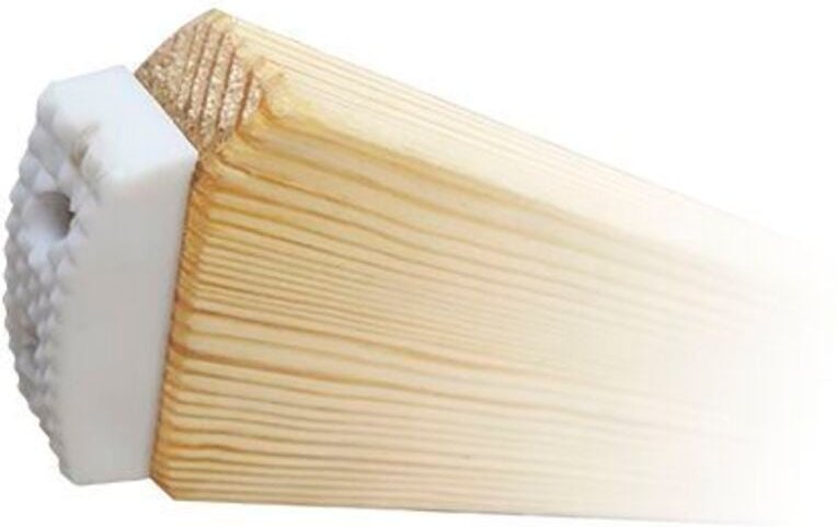 Just Kunststoffschuhe für Holm 70 mm für Holzstehleiter 10-14 Sprossen - 2 Stück