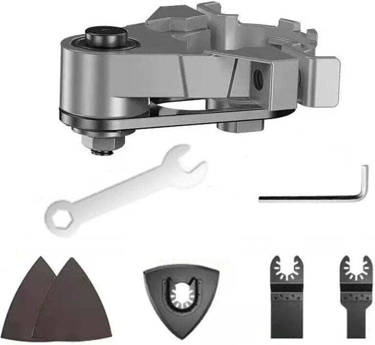 Winkelschleiferkopfadapter, Universal-Winkelschleifer, Vollmetall-Oszillationswerkzeugadapter zum Ersetzen