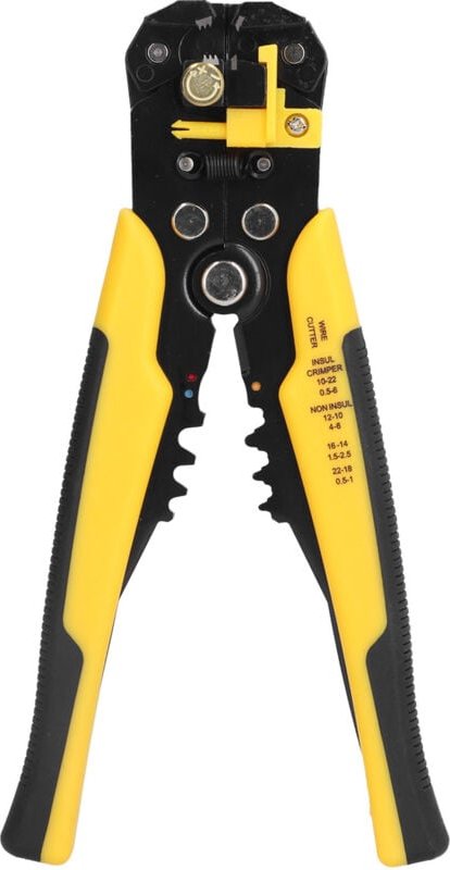 8-Zoll-Abisolierzange, Crimp- und Schneidwerkzeug für elektrische Drahtklemmen mit Selbstjustierung