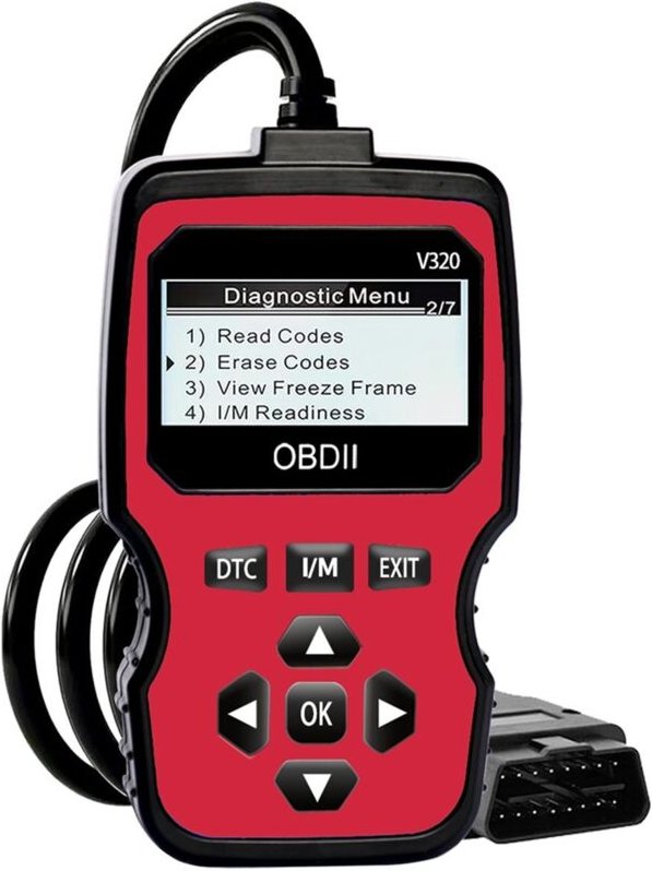 Obd2-Scanner mit Motorfehlercode-Lesegerät, Spannungstester und Echtzeit-Datenstromfunktion