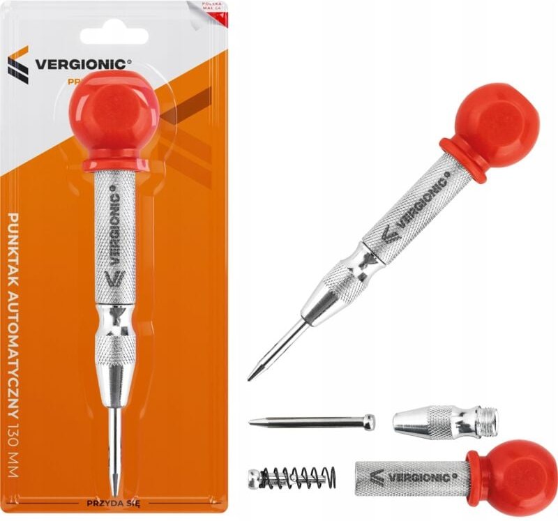 130 mm VERGIONIC automatischer Körner für Metall mit verstellbarem Stift