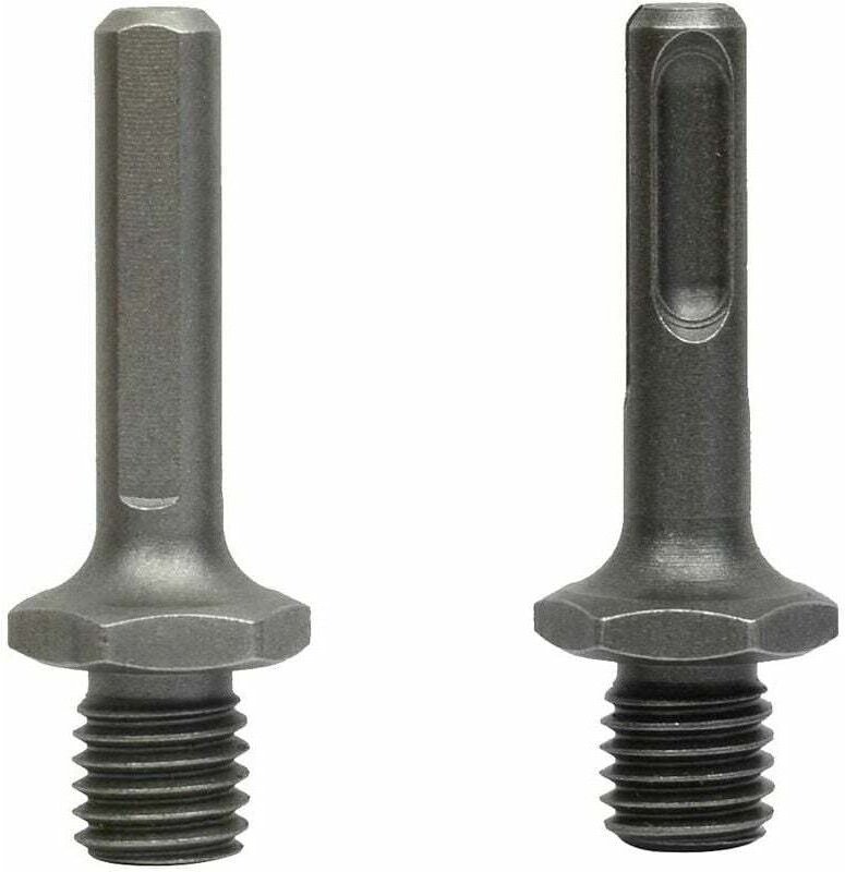 2 Stück M14 Außengewinde auf Innengewinde und dreieckiger Innengewindeadapter für Schleif- und Bohrmaschinen,