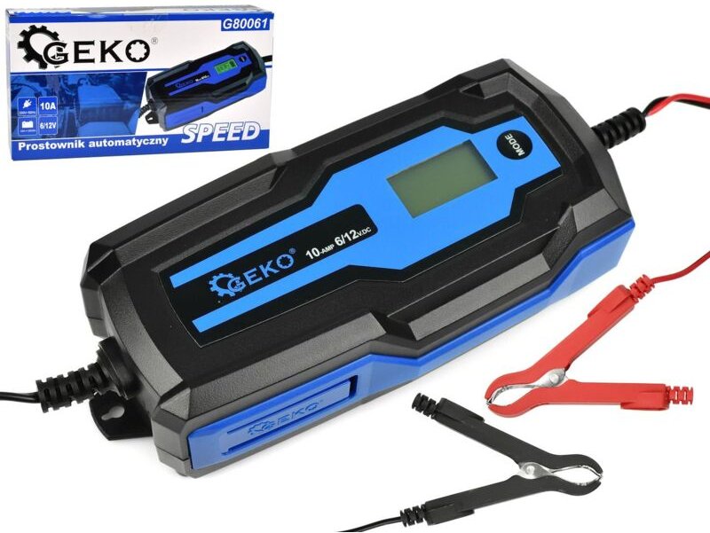 Automatisches Ladegerät SPEED 6V 12V 10A Für 4-200Ah LCD Voltmeter