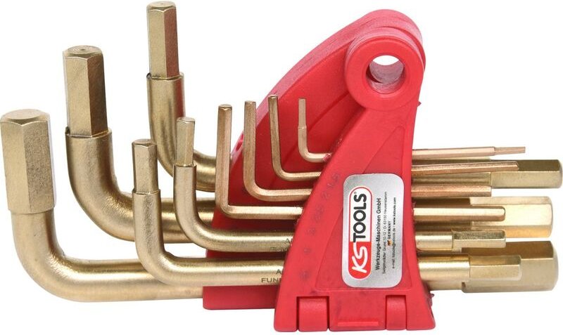 BRONZEplus Handschlüsselsätze auf 9-teiligem Ständer