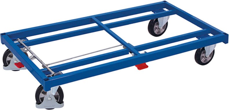 VARIOfit Schwerlastwagen Elastikbereifung 1200kg Tragkraft 1380x880mm Anthrazitgrau RAL 7016