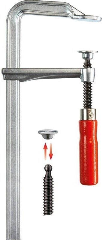 Ganzstahl-Schraubzwinge gz 300/100 Bessey GZ30-10 Spann-Weite (max.):300 mm Ausladungs-Maße:100 mm