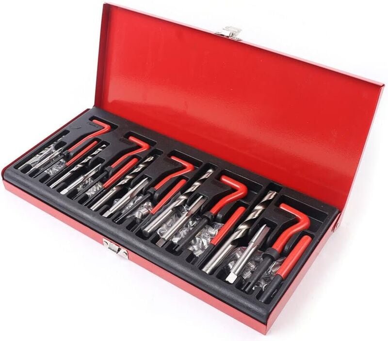 Gewinde Reparatur Satz, 131-tlg Bohrer Sleeves Helicoil Auto Motor M5 M6 M8 M10 M12 Gewindehülse Werkzeug Kit Gewinderep...