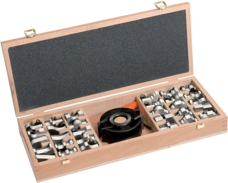 Universal-Werkzeugsatz profil 1-6 im Holzetui - Guhdo