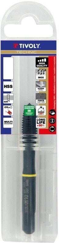 HSS-Maschinengewindebohrer, Durchmesser 5 x 80 mm, TIVOLY Tivoly
