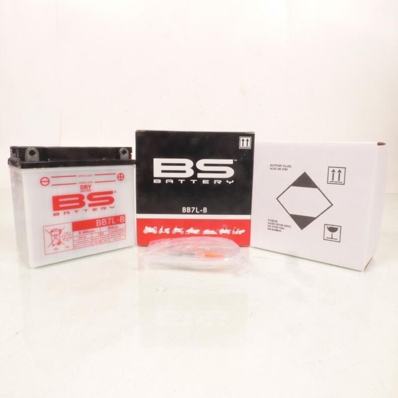 BS-Batterie für Yamaha-Motorräder nach 2001 YB7L-B / 12 V 8 Ah,