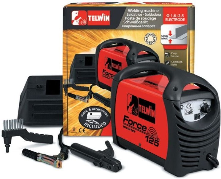 Telwin - kit schweissgerät Inverter force 125 230V professional