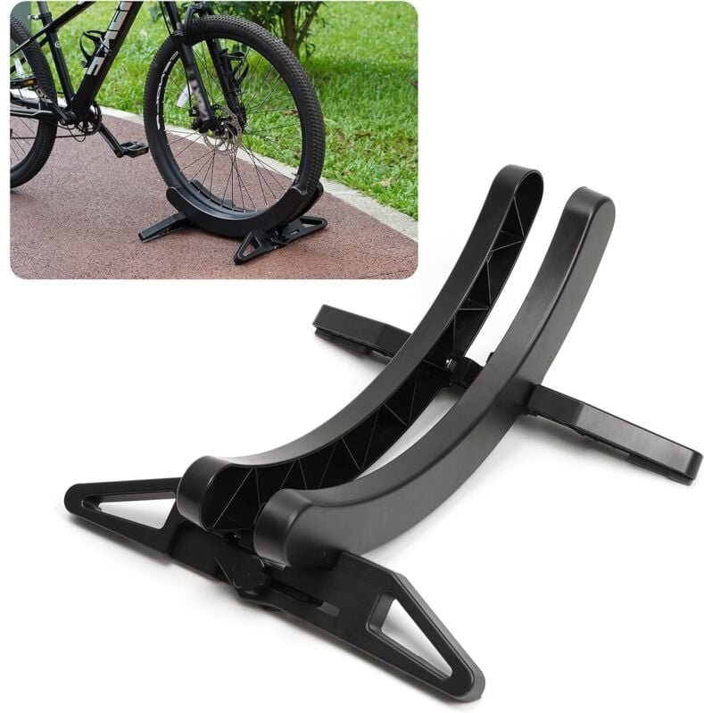 Dicker, verstellbarer Fahrradständer für alle 30–80 mm breiten Fahrradreifen zur Aufbewahrung von Rennrädern und Mountai...