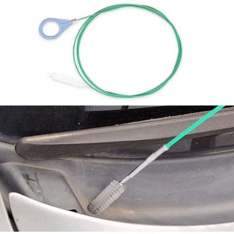 Outil de nettoyage des tuyaux d'évacuation de toit ouvrant, tête de brosse flexible de 2 mètres de long, nettoie parfait...