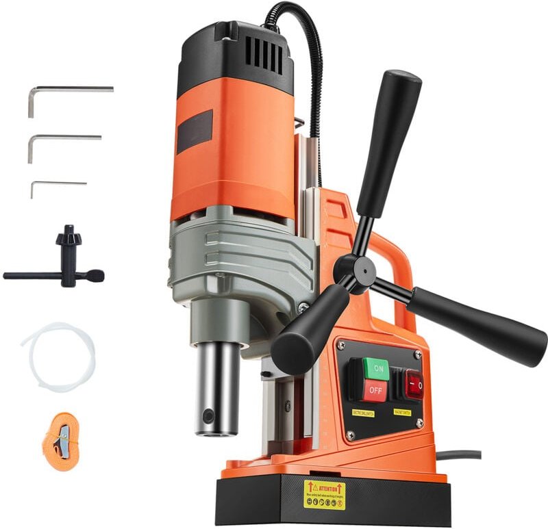 Mophorn 1300 W Magnetbohrmaschine, 2922 lbf, 810 U/min, tragbare Magnetbohrmaschine