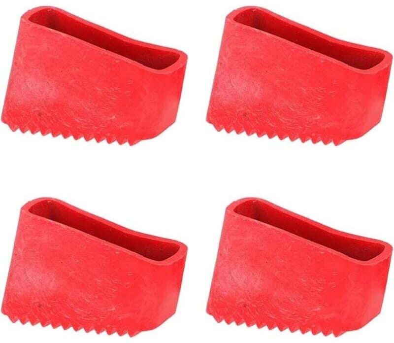 4er-Pack rutschfeste Leiterfußabdeckungen aus Gummi für Teleskopleitern