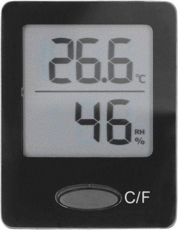 Mini-Innenthermometer mit digitaler LCD-Anzeige, Temperatur- und Luftfeuchtigkeitsmesser, Temperatursensor und Hygromete...