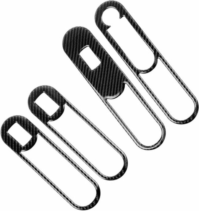 Tlily - 4-Teilige Verkleidung für Fensterheberschalter, AutotüR-Schalttafelverkleidung Countryman F60 2017 2018 2019 202...