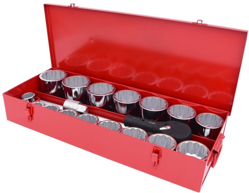 Ks Tools 1 Steckschlüssel-Satz, 12-kant, 21-tlg.