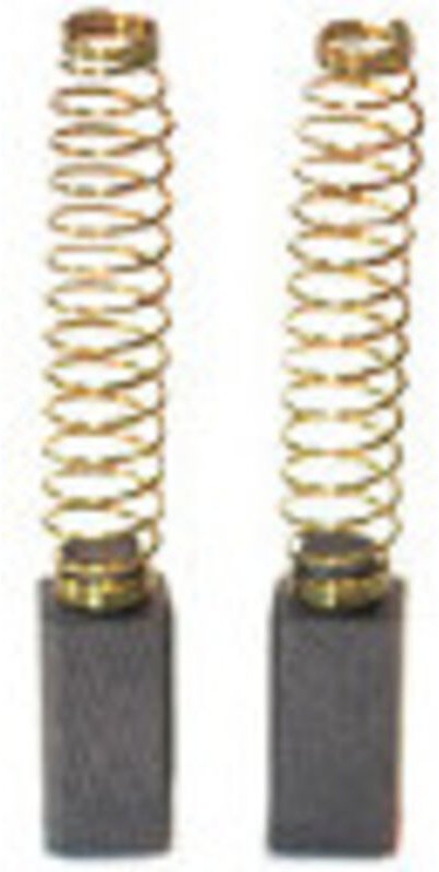 Set aus 2 anpassbaren Kohlen für Black & Decker, Elu. Maße 6,3 x 6,3 x 13 mm.