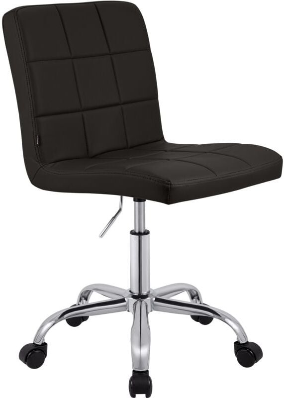 Arbeitshocker Darfield braun Kunstleder