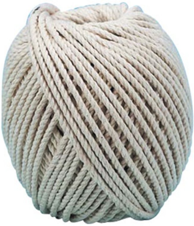 Baumwollfaden 100 g 2,5 mm Rolle - Tournonaise Seilerei