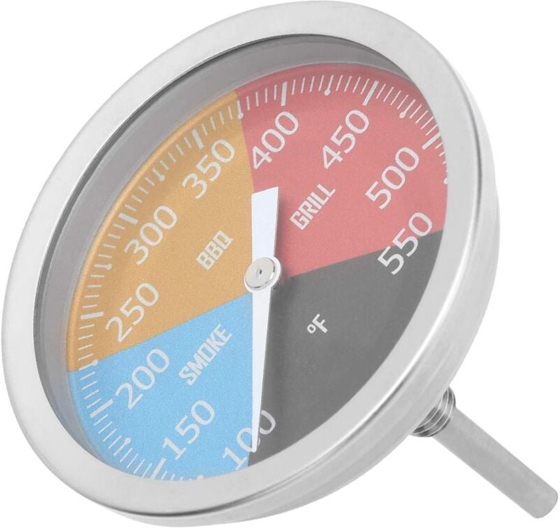 Metallener Ofentemperaturmesser (100-550°F) für geräuchertes BBQ, Grillen und Kochen zu Hause