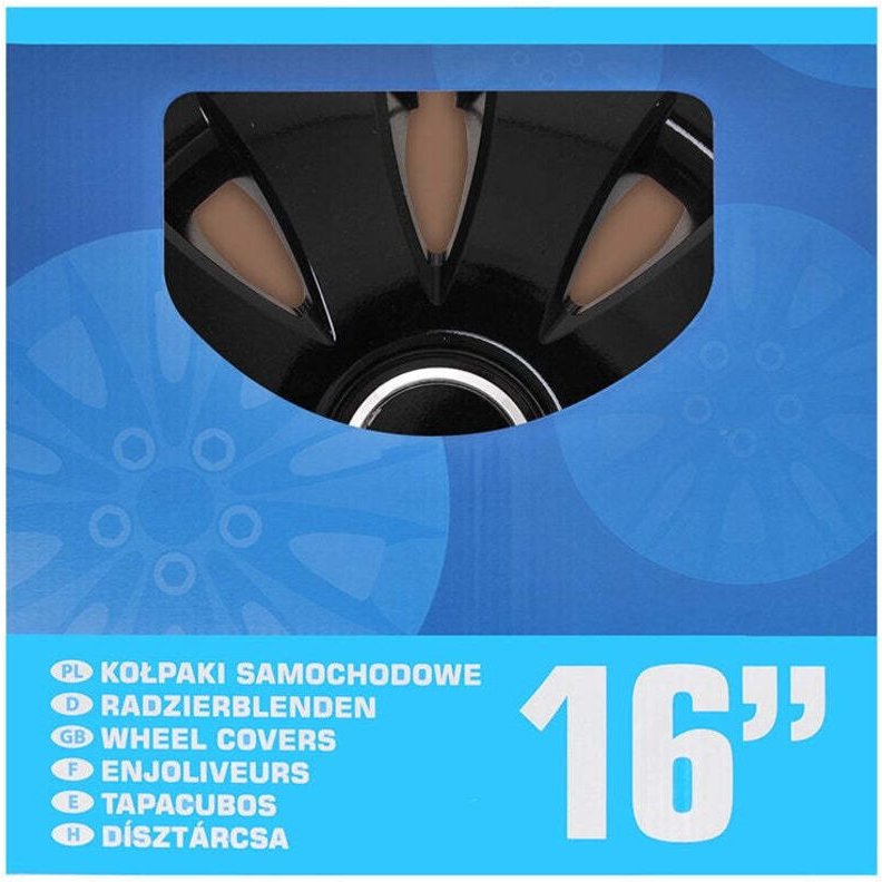 Radzierblendensatz Aura schwarz 16 Zoll 4 Stück im Display