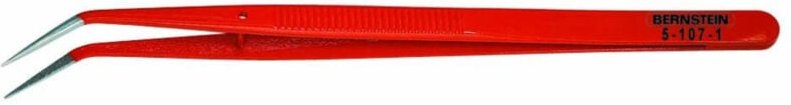 Tools for Electronics 5-107-1 Präzisionspinzette Spitz, gebogen 150 mm - Bernstein