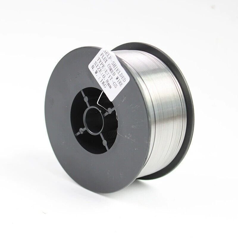 E71T-GS 0,8 mm 1 kg selbstschützende, gaslose Fülldrahtspule für universelles MIG-Schweißen in alle Richtungen