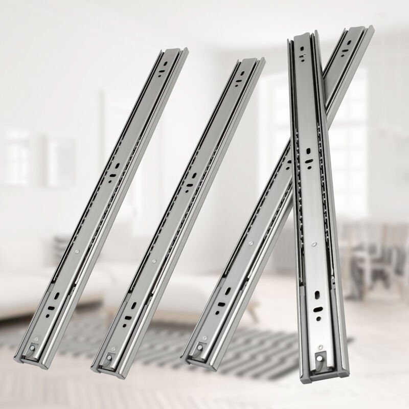4X Schubladenschienen Vollauszüge 250 mm Schubladen Führung kugelgelagert Tragkraft 35 Kg