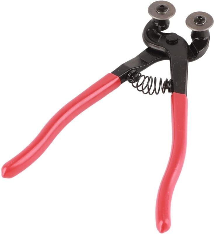 8-Zoll-Mosaikzange, Doppelradzange, Keramikschneider, Werkzeug zum Schneiden von runden und flachen Mosaiken für Heimwer...